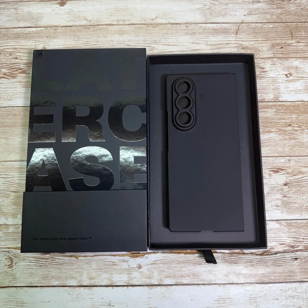 Latercase Phone Case Galaxy Z Fold 5 Midnight Black Cyber Edition Aramid Fiber